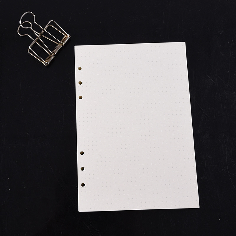 A5 A6 A7 Buku Catatan Daun Lep - A5 Spiral Dotted Grid Notebook ulasan dan harga