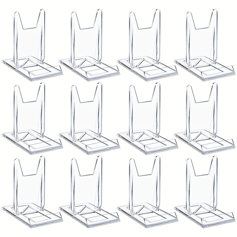12 Buah 5/ Stand Display Akril - Clear Acrylic Book Stand Holder ulasan dan harga