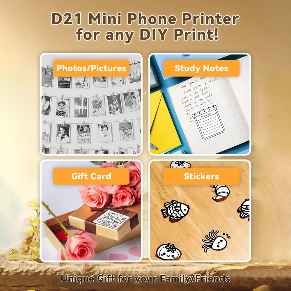 Printer Stiker Mini Pencetakan - Mini Pocket Thermal Printer Paper Roll ulasan dan harga