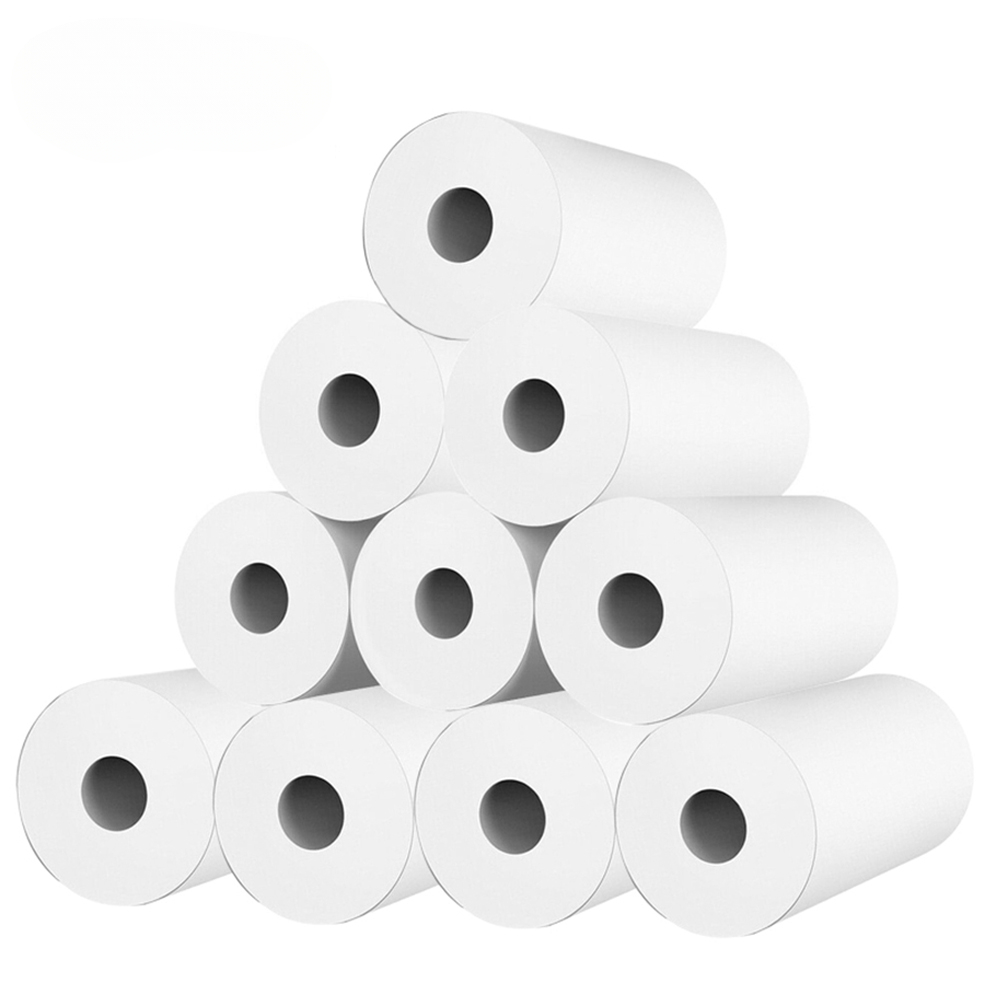 Baru 10 gulungan kertas termal - Mini Pocket Thermal Printer Paper Roll ulasan dan harga
