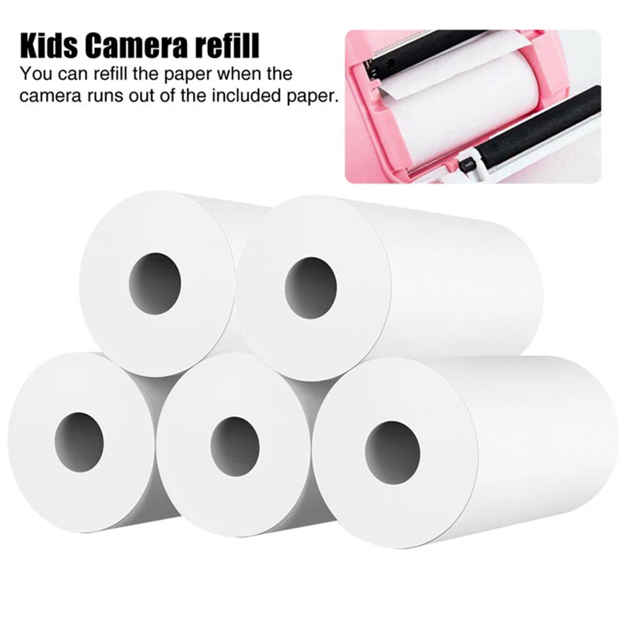 Baru 10 gulungan kertas termal - Mini Pocket Thermal Printer Paper Roll ulasan dan harga