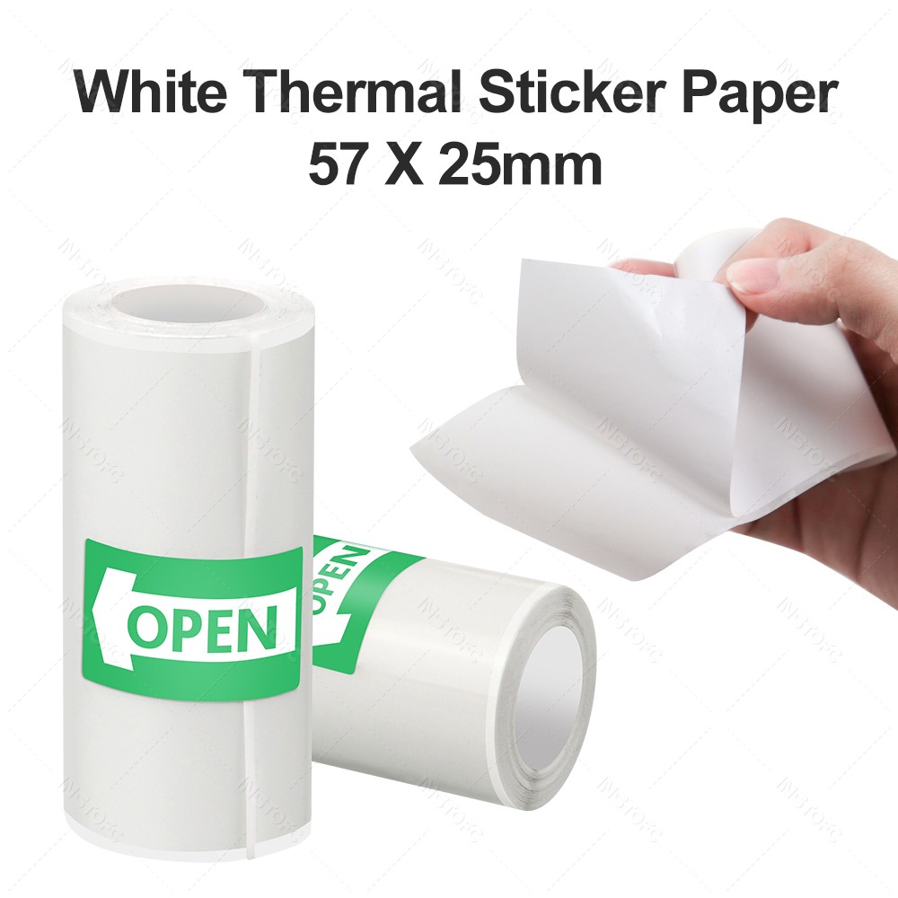 Kertas perekat dapat dicetak 3 - Mini Pocket Thermal Printer Paper Roll ulasan dan harga