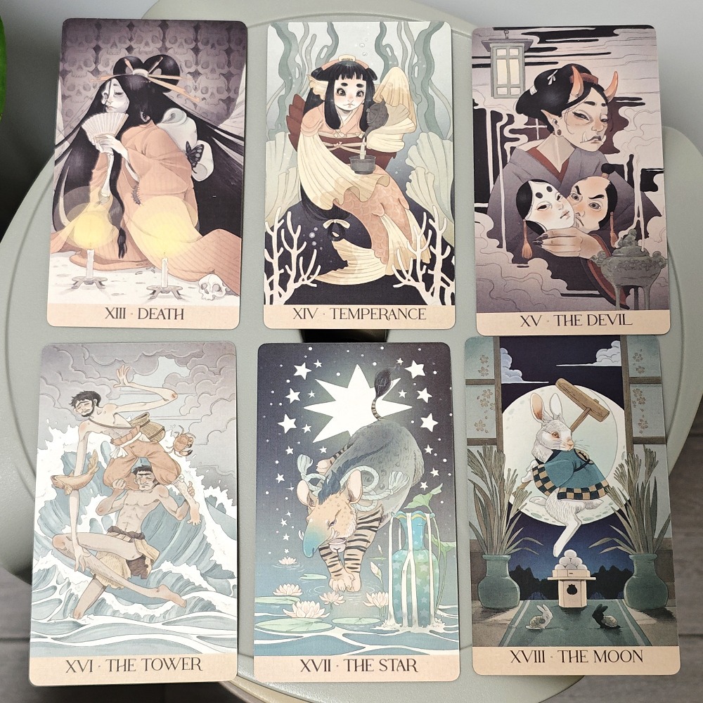 Kartu Tarot Yokai 78 Buah Kart - Tarot Deck With Guidebook ulasan dan harga
