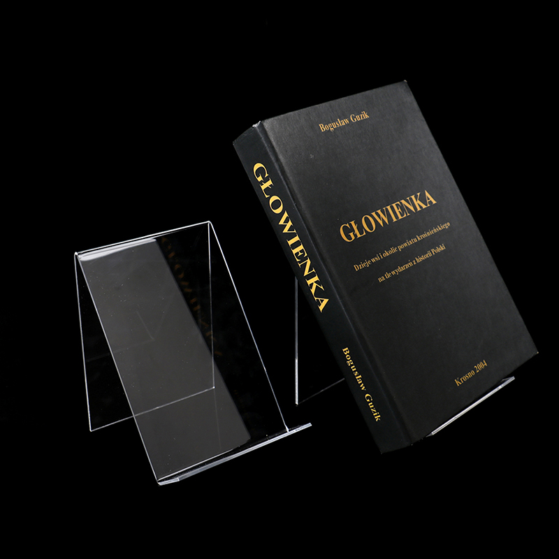 📚   1 Buah Rak Pajangan Buku A - Clear Acrylic Book Stand Holder ulasan dan harga
